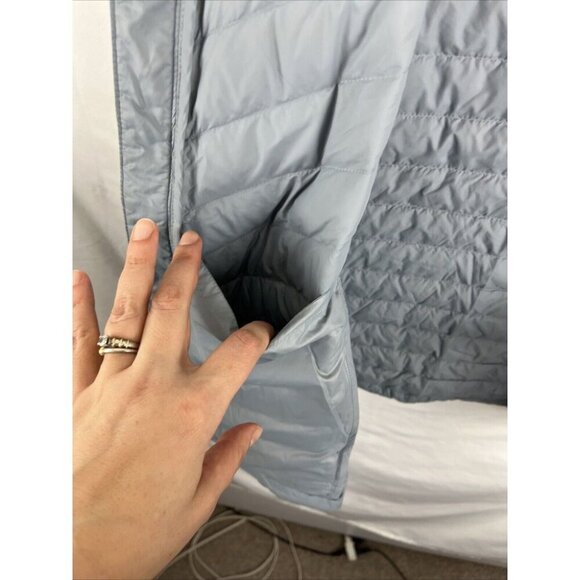 Mountain Hardwear Grey Goosedown Puffer Vest Womens Size XL - Picture 8 of 11